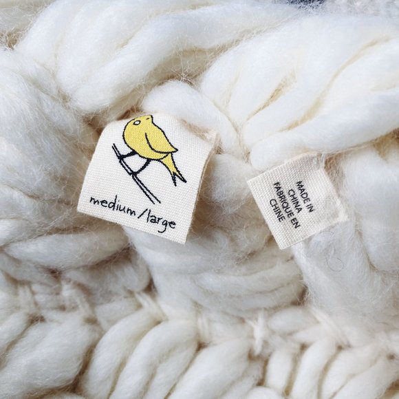 ANTHROPOLOGIE | Jumbo Knitted Shawl Capelet Shrug - Picture 3 of 4